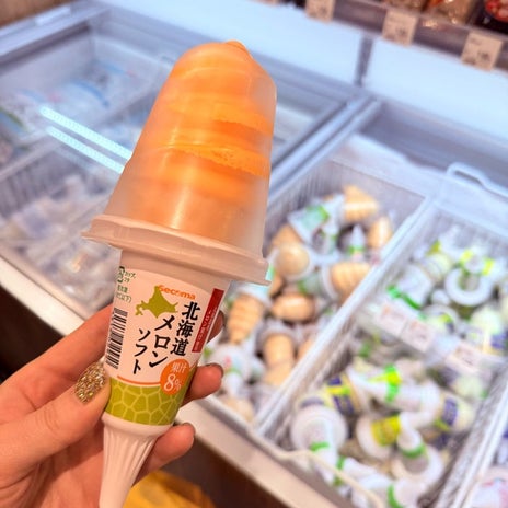 コンビニの美味しすぎたメロンソフトの画像