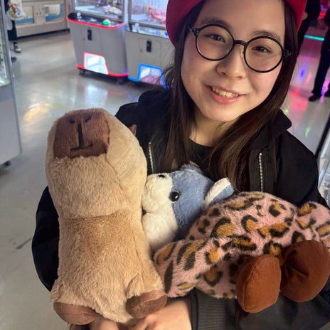 まさかの3回で取れた大きなアヒルの画像