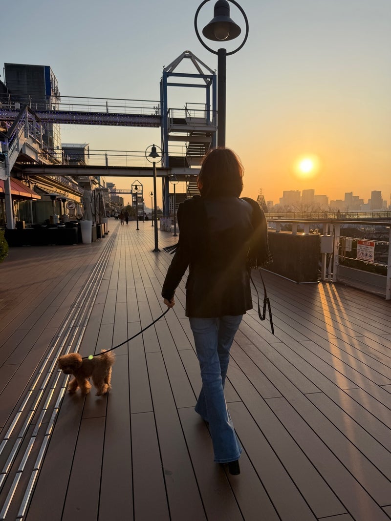 柏木由紀子 リフレッシュの日の夕日の画像