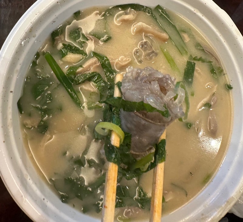 忘れられずUberで注文した料理の画像