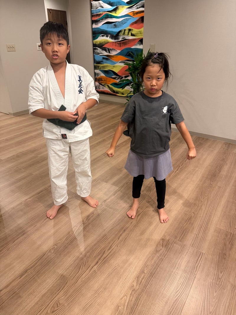 小原 夫が楽しみにする息子の組手の画像