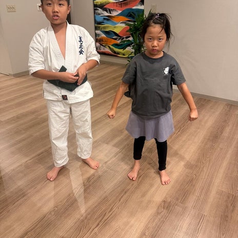 小原 夫が楽しみにする息子の組手の画像