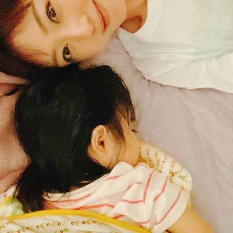 川田裕美アナまだお昼寝してる娘の画像