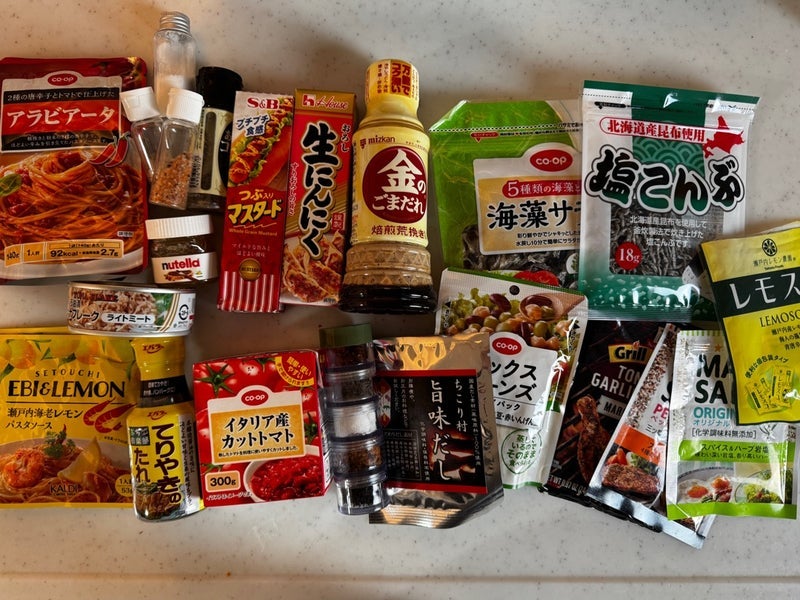 食品ストックをチェックした結果の画像