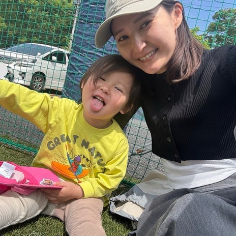 美優 帽子嫌いの次男への恐竜作戦の画像