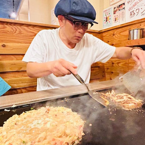夫・ココリコ遠藤と出かけ外食の画像