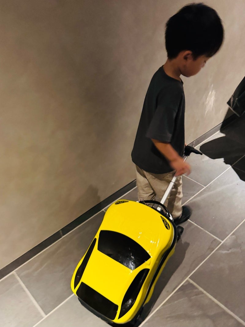 だいた 荷物を運ぶ息子の成長の画像
