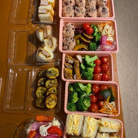 姪のお祝いのため朝から作ったお弁当の画像