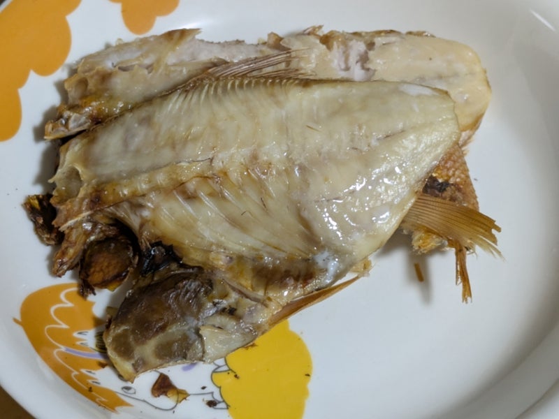 とても美味しかった焼いた金目鯛の画像