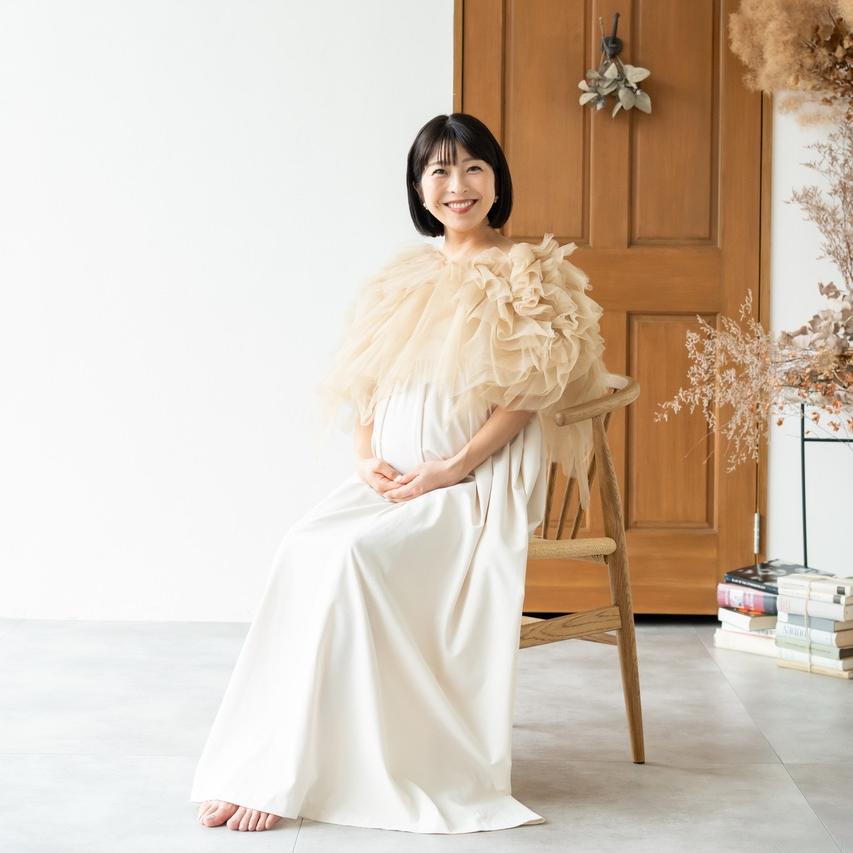 妊娠9か月頃にマタニティフォトの画像