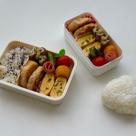 体調を崩した息子のためのW弁当の画像