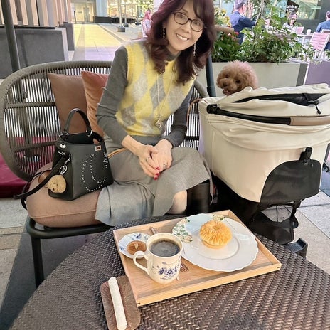 柏木由紀子 頑張って作った寄せ植えの画像