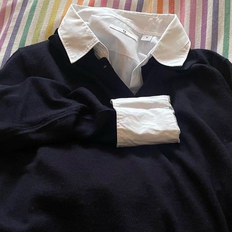 1990円のメリノウールのセーターの画像