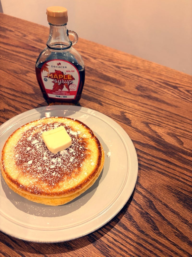 ホットケーキを焼いた集まりの日の画像