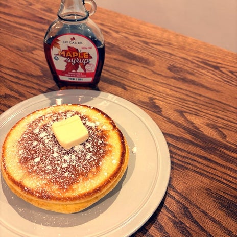 ホットケーキを焼いた集まりの日の画像