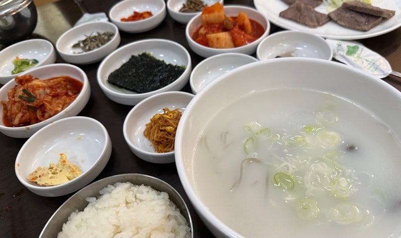 明日から韓国に行く前のソルロンタンの画像