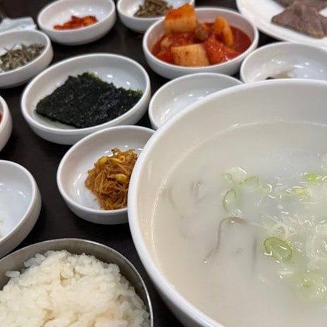 明日から韓国に行く前のソルロンタンの画像