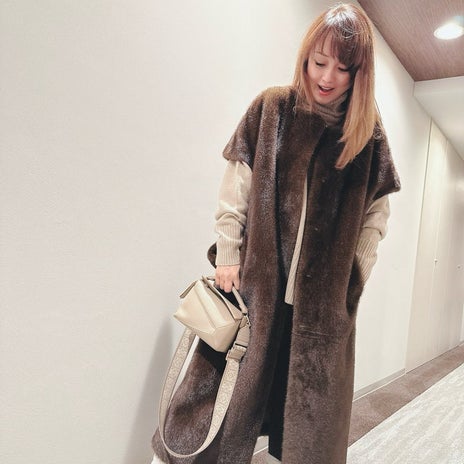 美奈代 ファーロングベストのコーデの画像