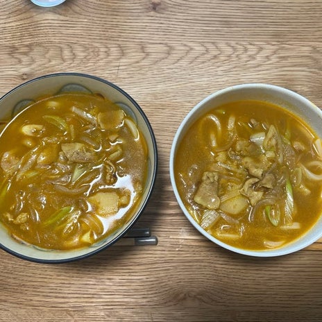 断然美味しかったカレーうどんの画像