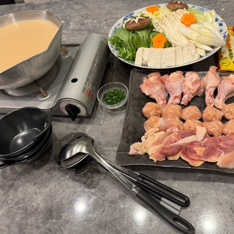 堀ちえみの夫 鶏肉3種入りの鍋の画像