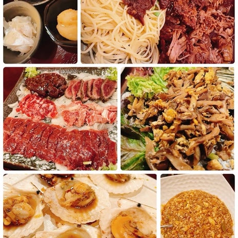 愉快なメンバーとの美味しいご飯の画像