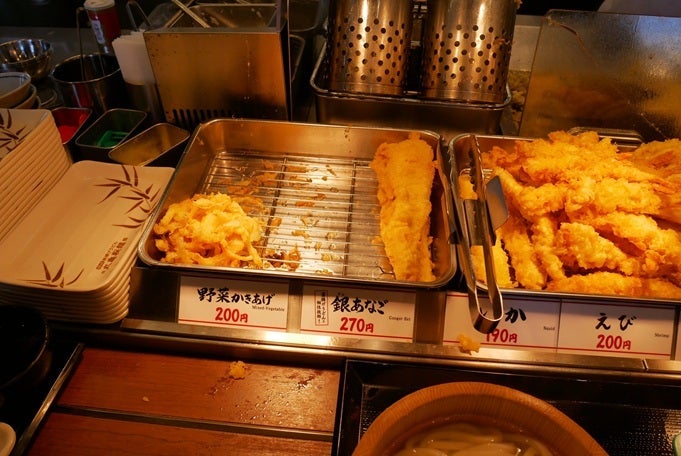 丸亀で二度見した小さい野菜かきあげの画像