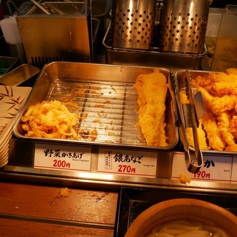 丸亀で二度見した小さい野菜かきあげの画像