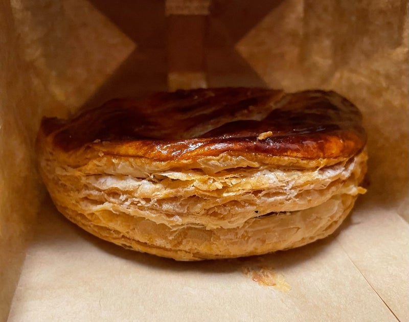 温めて美味しく食べたアップルパイの画像