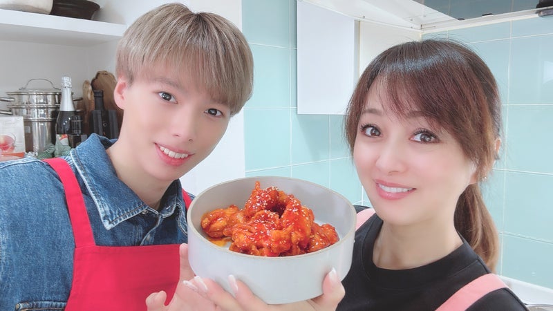 美奈代 次男と作るヤンニョムチキンの画像