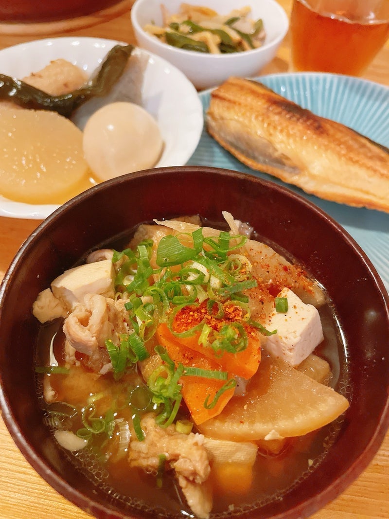 細川直美 食べやすい汁物の夕食の画像