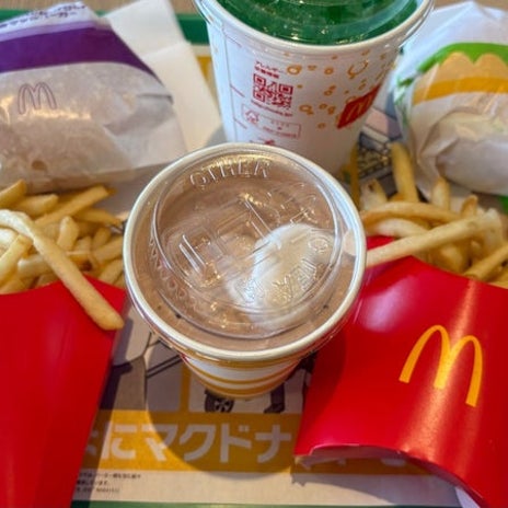 マックで娘とランチ後の値上げの画像