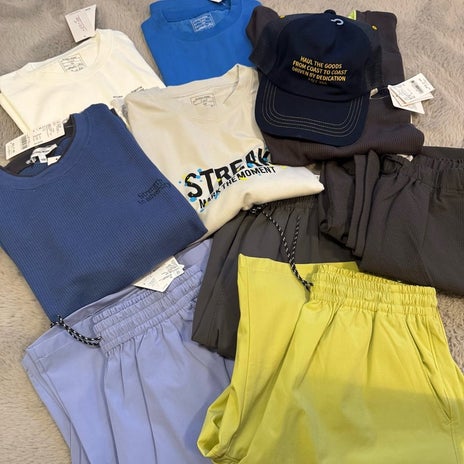 息子と共有できそうなトップスの画像