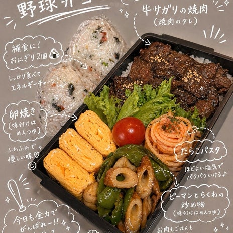 食べ盛りの息子にたくさんのお肉の画像