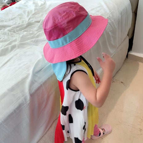 川崎希 気に入っている娘の帽子の画像