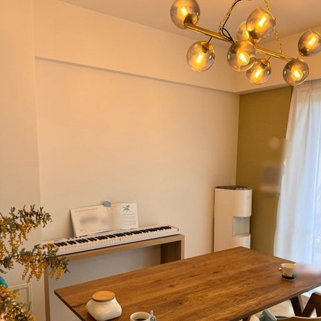 弾く機会が格段に増えたテーブルの画像