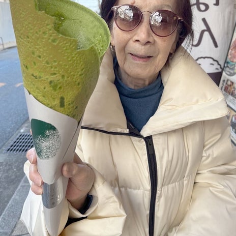 可愛くてつい並んで買った桜ラテの画像