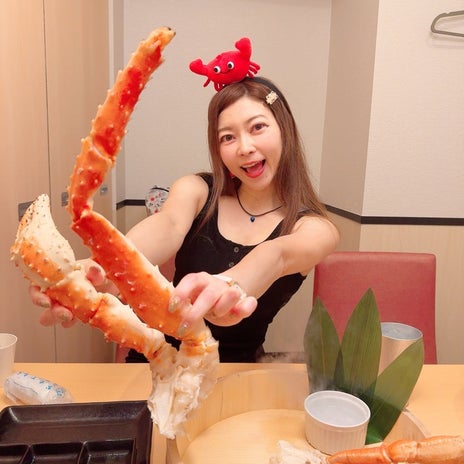 蟹と本格的なお寿司の食べ放題の画像