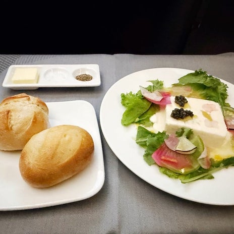 團十郎 嬉しい機内食だった事の画像
