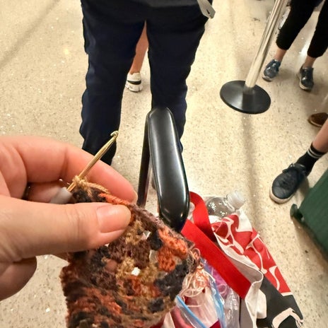 旦那と別々だった長い入国審査の画像