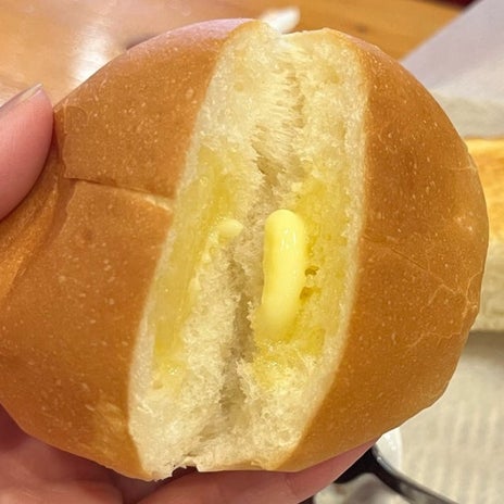 お連れ様に差し上げたコメダのバターの画像