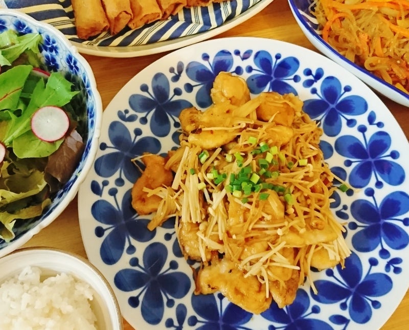 細川直美 夕食に作った鶏胸肉料理の画像
