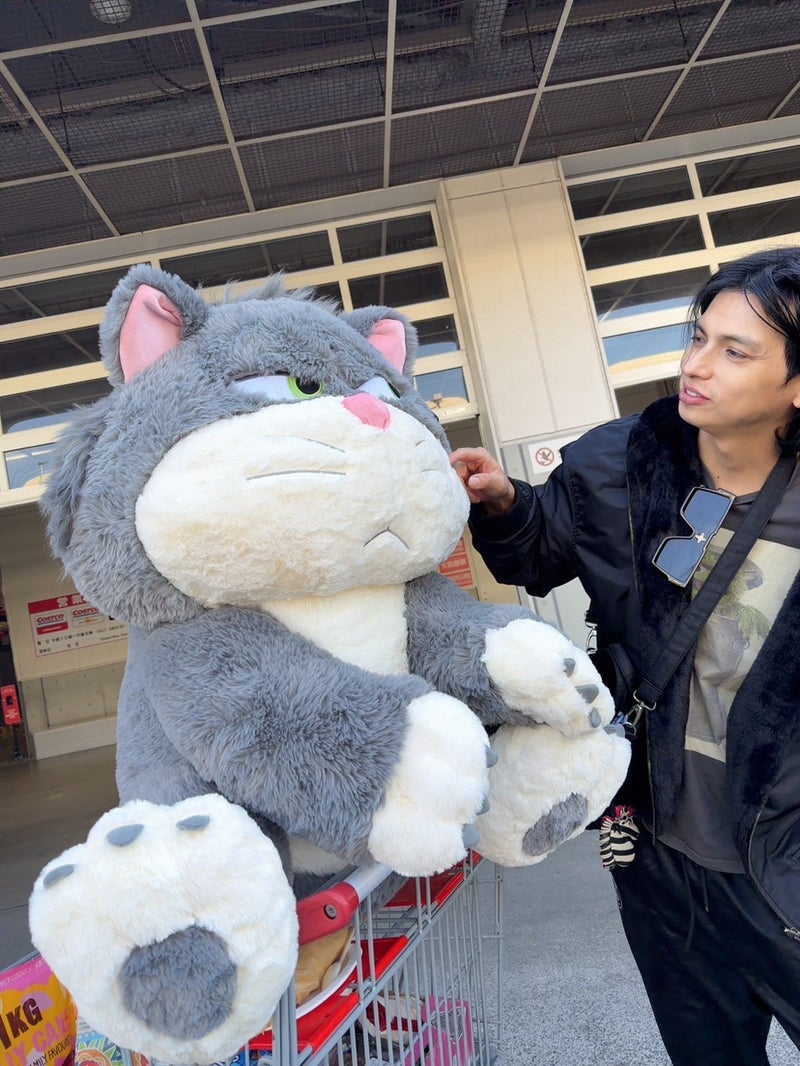 アレク でか猫で子供達へサプライズの画像