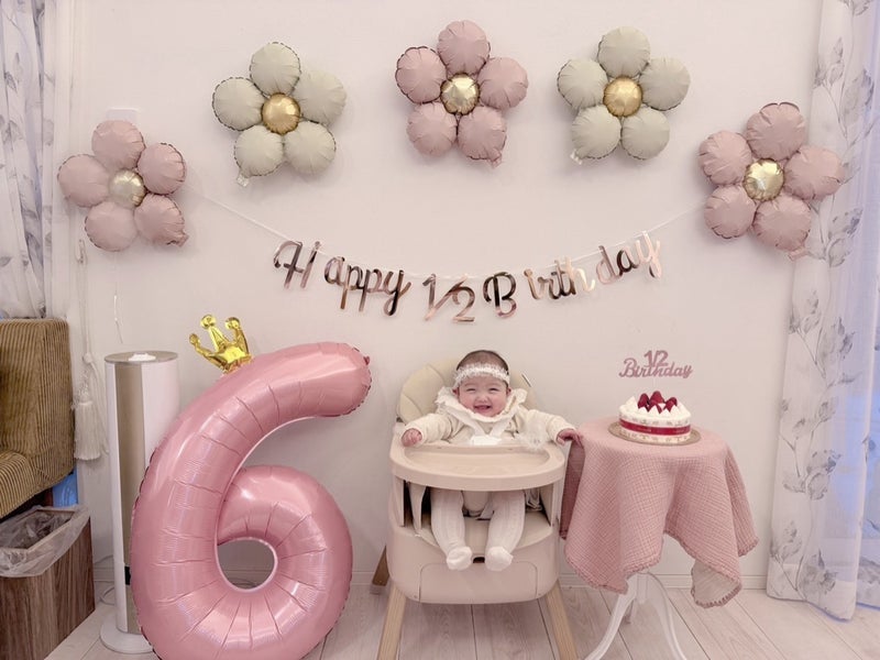 杉浦太陽 次女のハーフバースデーの画像