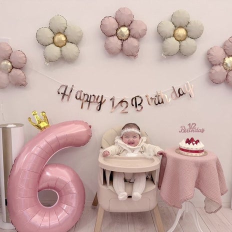 杉浦太陽 次女のハーフバースデーの画像