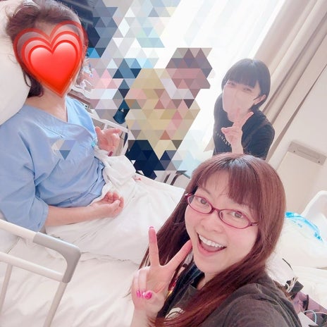 お母さんがよくなっていて嬉しい驚きの画像