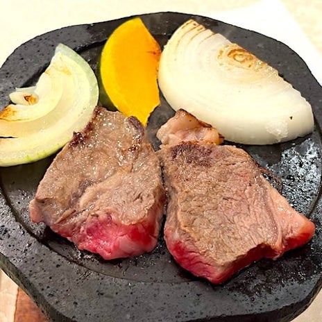 ご飯ノンストップになった溶岩焼きの画像