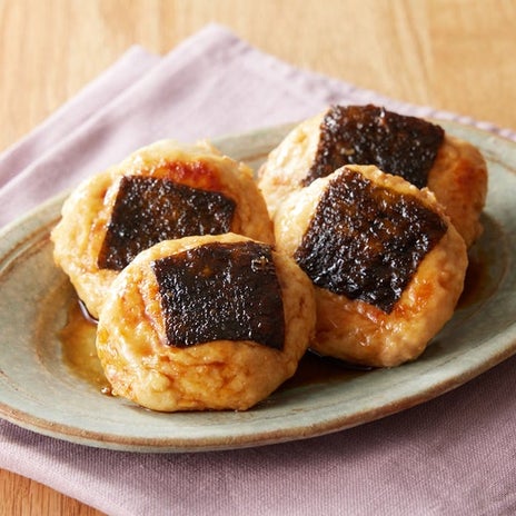 フライパンで完結する海苔巻きつくねの画像