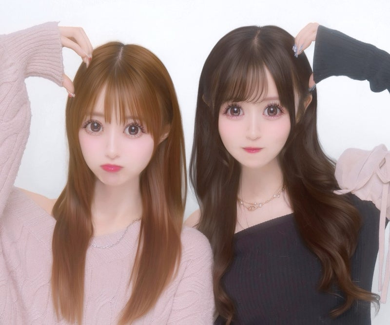 ポーズ分からない久々のプリクラ