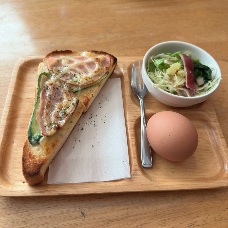 モーニングで期待した大きいゆで卵の画像