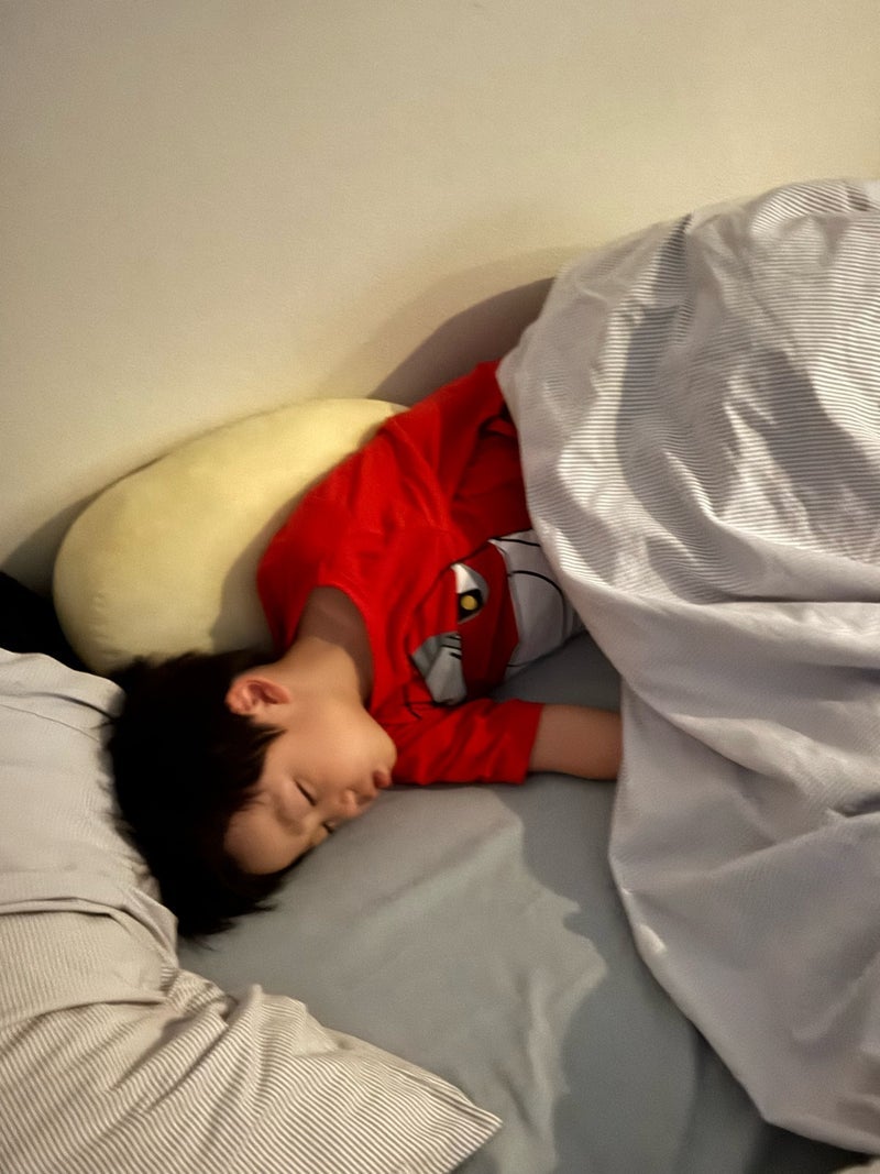 だいた 腕が伸びたなぁと思った朝の画像